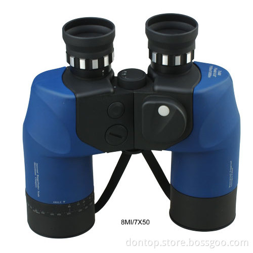 Hot! 7X50 Long Eye Relief Binocular with Compass and Reticle (8MI/7X50)